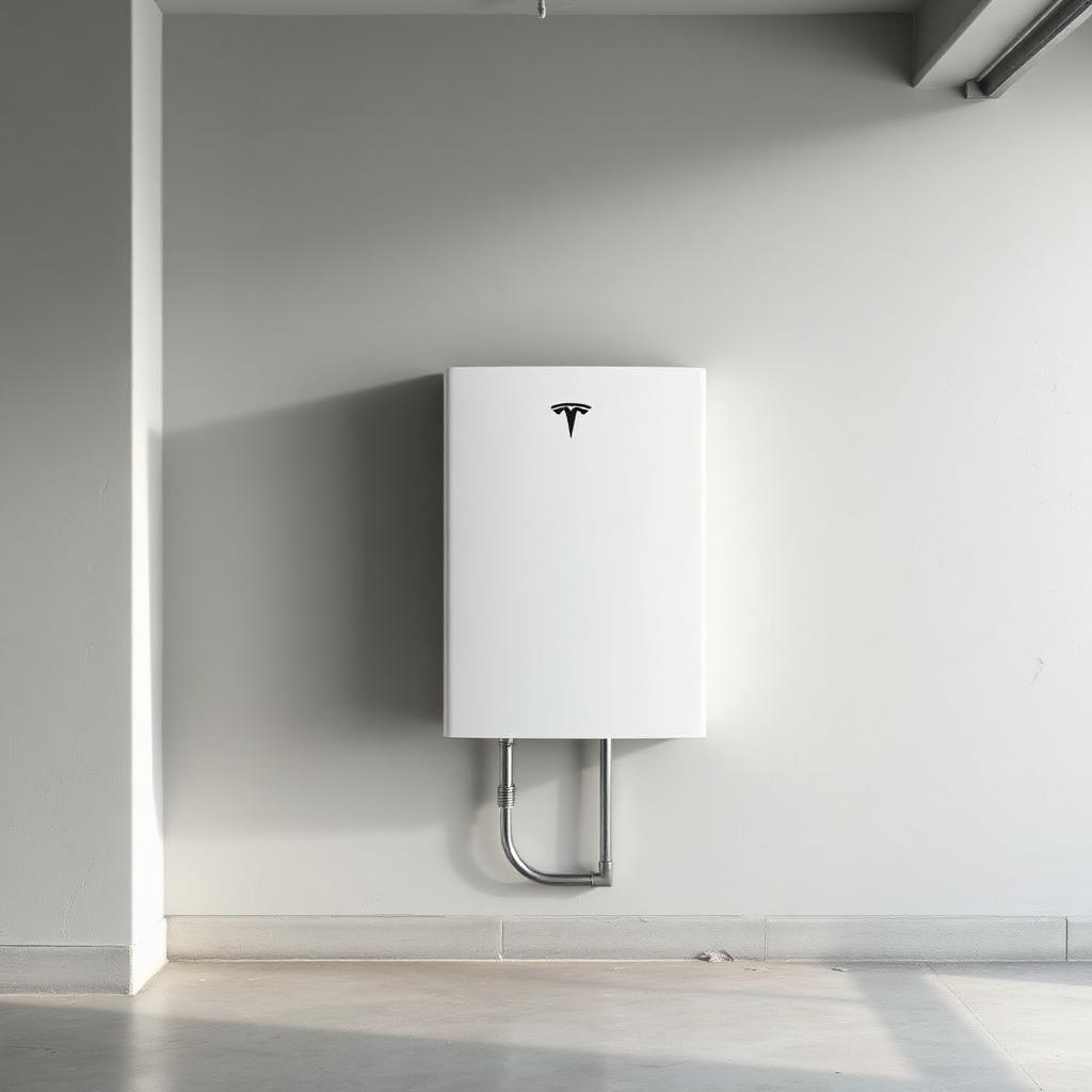 Modern home battery installation