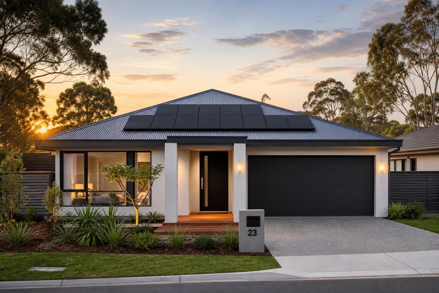 Solar panels installed on a Sydney home
