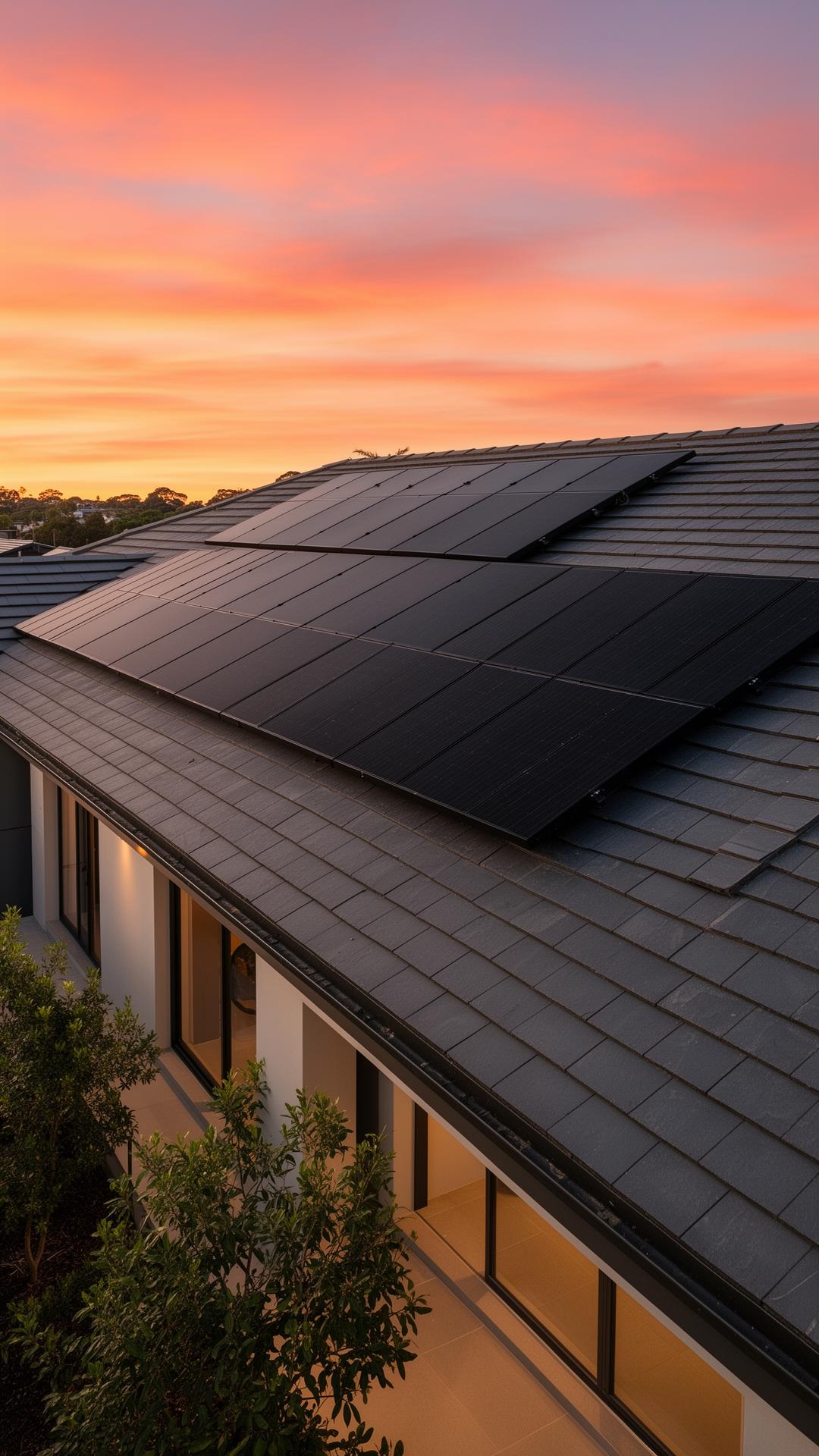 Solar panels installed on a Sydney home